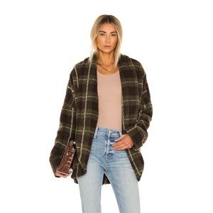 Amanda Uprichard Aspen Cardi in olive and black size small